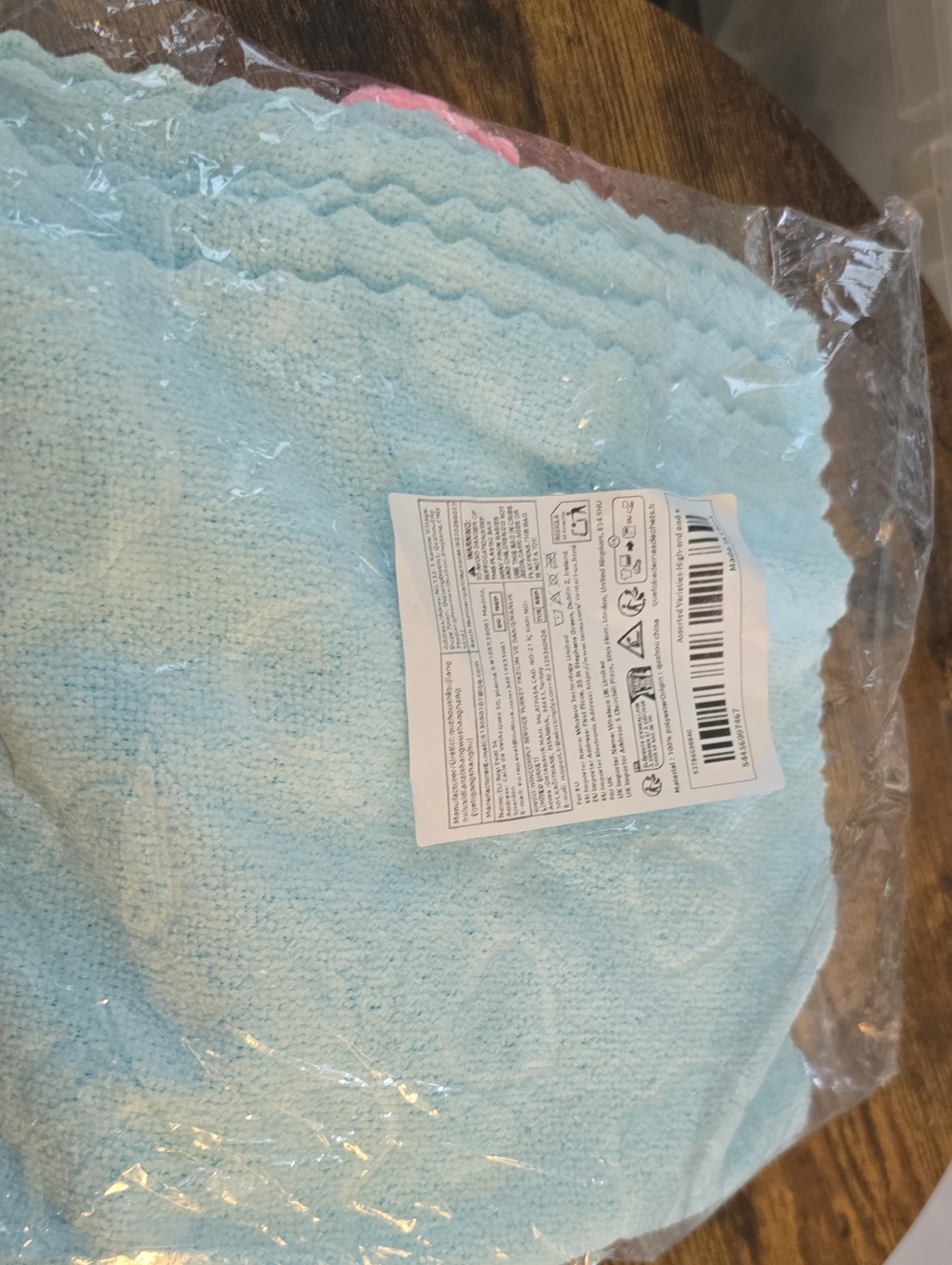Pink And Blue Mirofiber